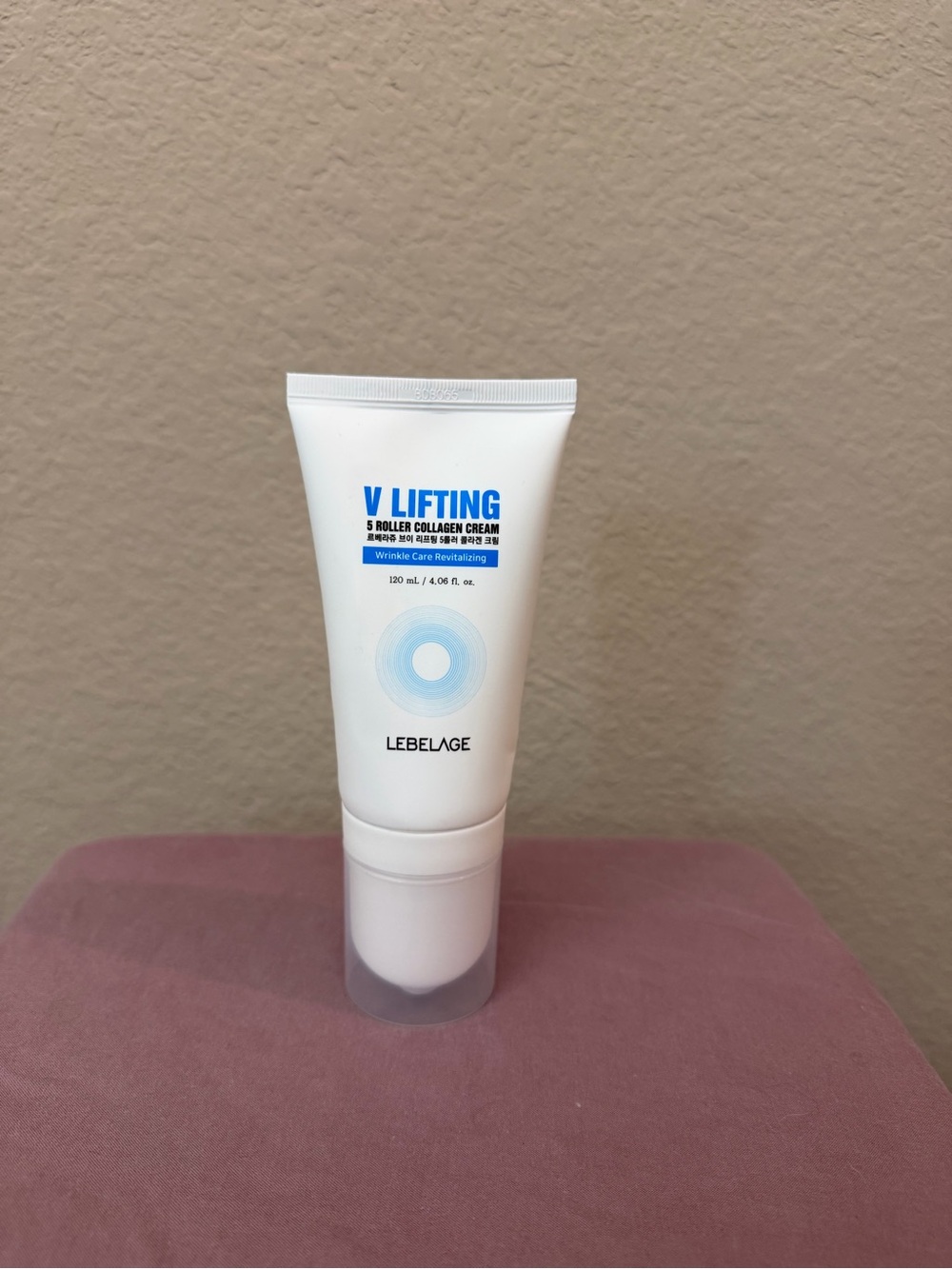 V Lifting 5 Roller Collagen Cream - White with Blue Accents